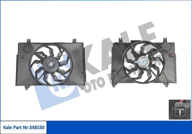 KALE 348530 Fan Motoru 253801E300 resmi