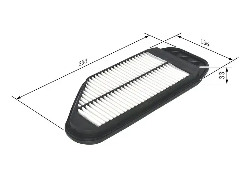 BOSCH F026400349 Hava Filtresi 96827723 resmi