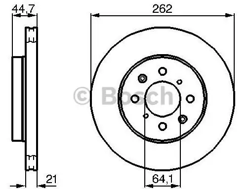 MGA 50295 Ön Fren Diski 45251SK7A00 resmi