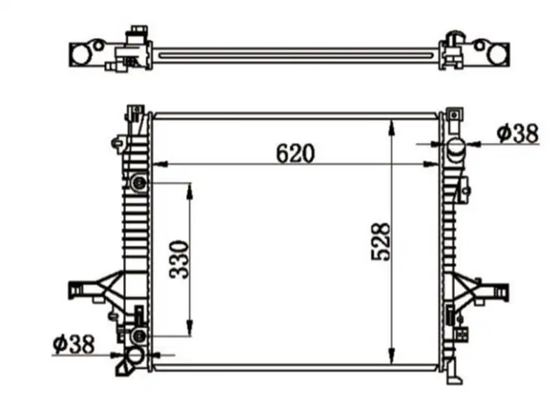 MGA 80592 Radyatör 36002408 resmi