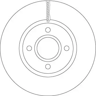 TRW DF6509 Ön Fren Diski resmi