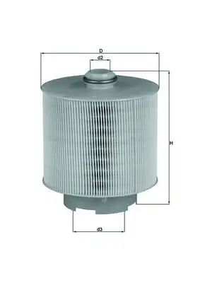 MAHLE LX1006/1D Hava Filtresi 059133843B resmi