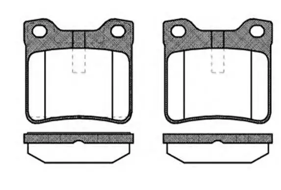 MGA 55166 Arka Fren Balatası 425266 resmi