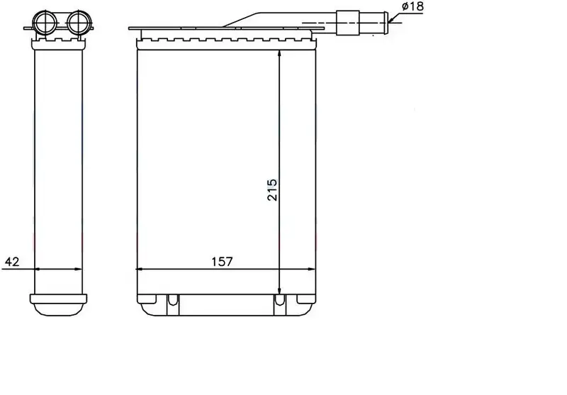 ORIS KRN001032 Kalorifer Radyatörü 7701027078 resmi