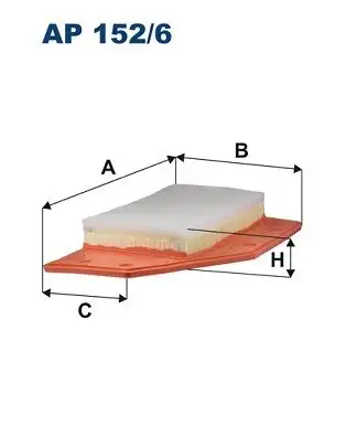 FILTRON AP152/6 Hava Filtresi 23430312 resmi