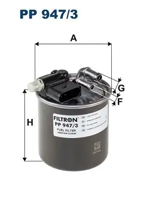 FILTRON PP947/3 Yakıt Filtresi A6070901352 resmi