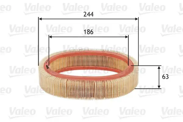 VALEO 585606 Hava Filtresi resmi