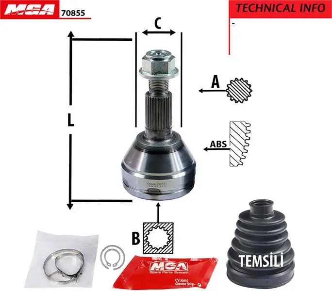 MGA 70855 Aks Kafası (Dış) 93743417 resmi