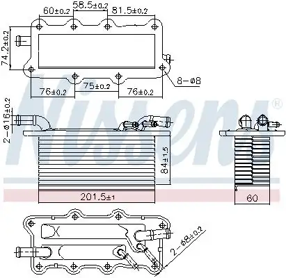 NISSENS 96122 Turbo Radyatörü 04C145749A resmi