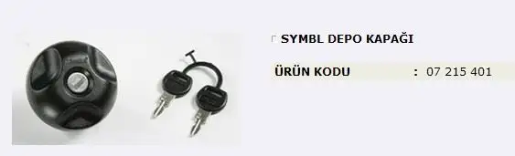 MITA 07215401 Yakıt Depo Kapağı 7701471585 resmi