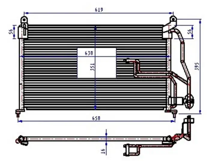ORIS COP036016 Klima Radyatörü 1850036 resmi