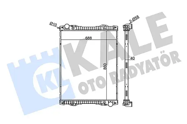 KALE 349420 Radyatör resmi