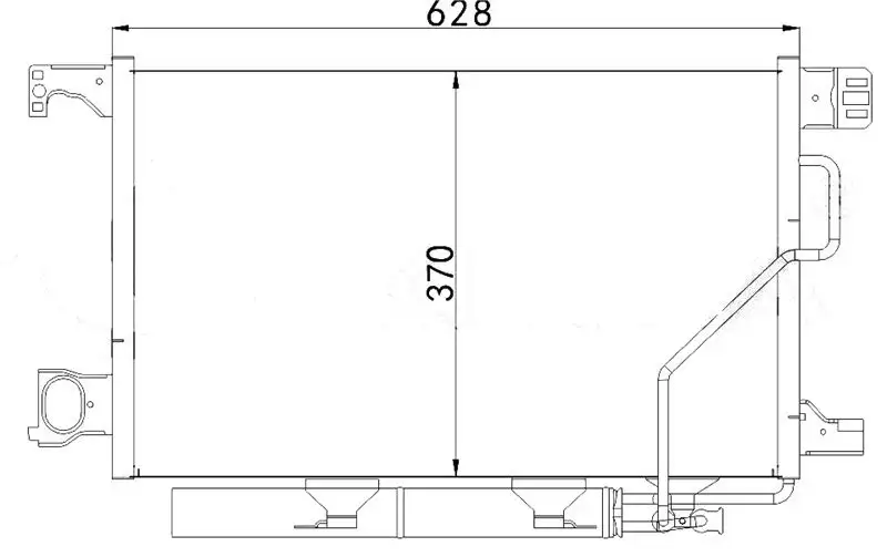 MGA 82374 Klima Radyatörü A2035000854 resmi