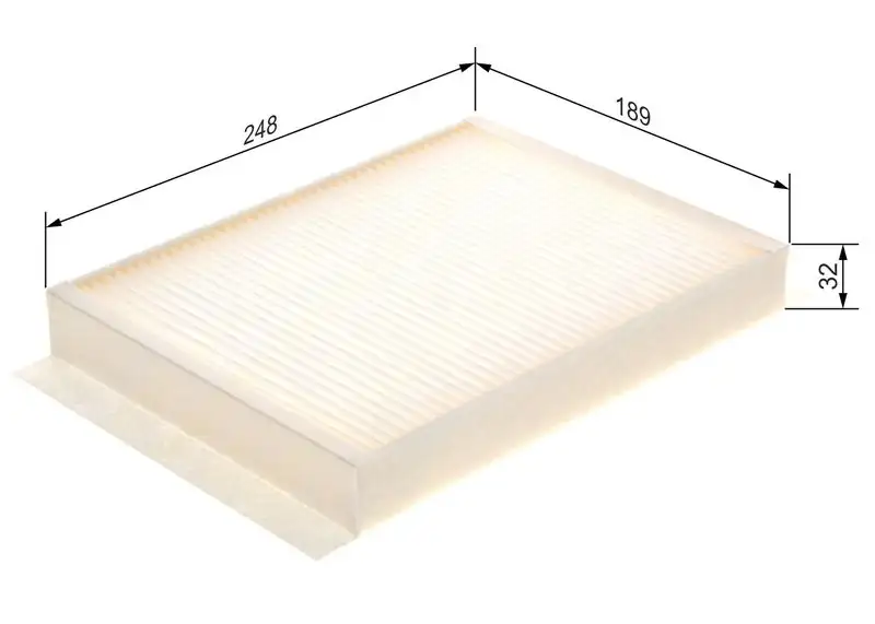 BOSCH 1987435058 Polen Filtresi A1668300218 resmi