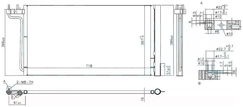 ORIS CFR981016 Klima Radyatörü resmi