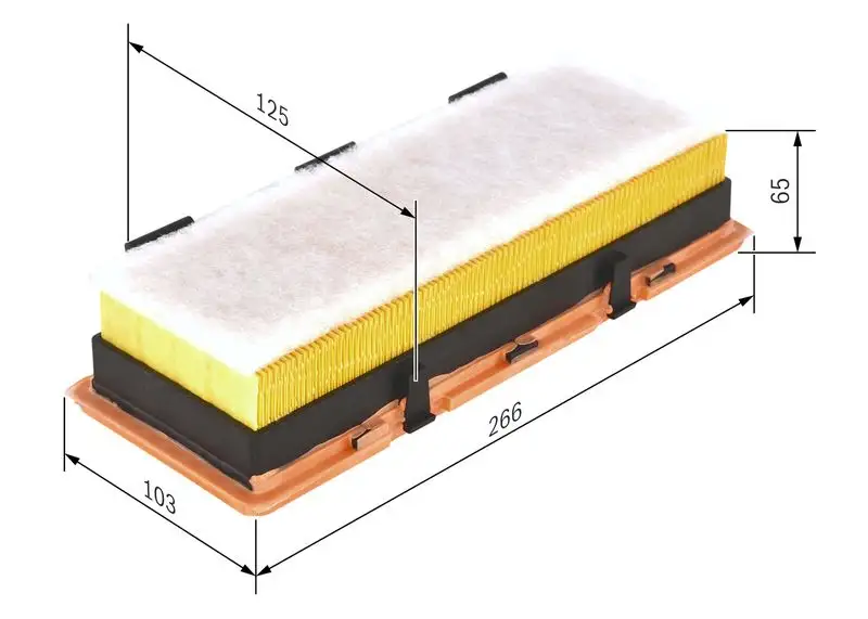 BOSCH 1457433773 Hava Filtresi 7701044101 resmi