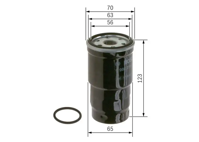 BOSCH 0986TF0166 Yakıt Filtresi resmi