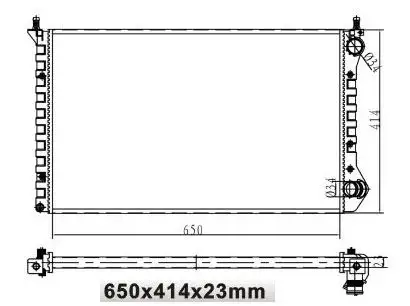 MGA 80109 Radyatör 51867711 resmi