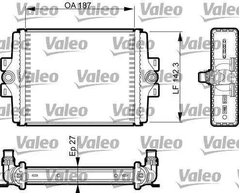VALEO 735467 Radyatör 17117600697 resmi