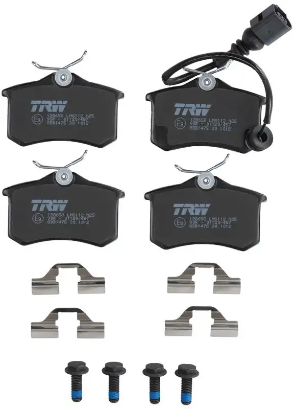 TRW GDB1475 Arka Fren Balatası 6Q0698451B resmi