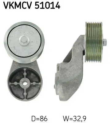 SKF VKMCV51014 Kayış Gergi Kütüğü A9062002670 resmi