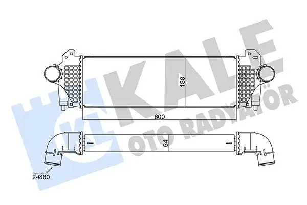 KALE 356160 Turbo Radyatörü resmi