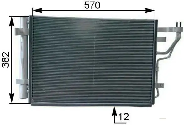 MGA 82167 Klima Radyatörü 976062H000 resmi