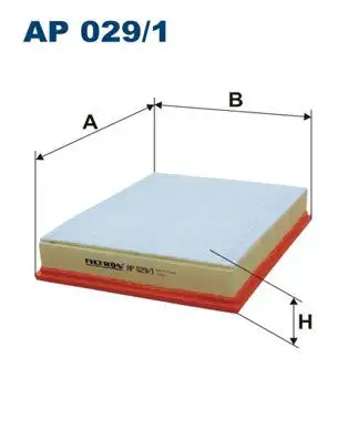 FILTRON AP029/1 Hava Filtresi 13717798342 resmi