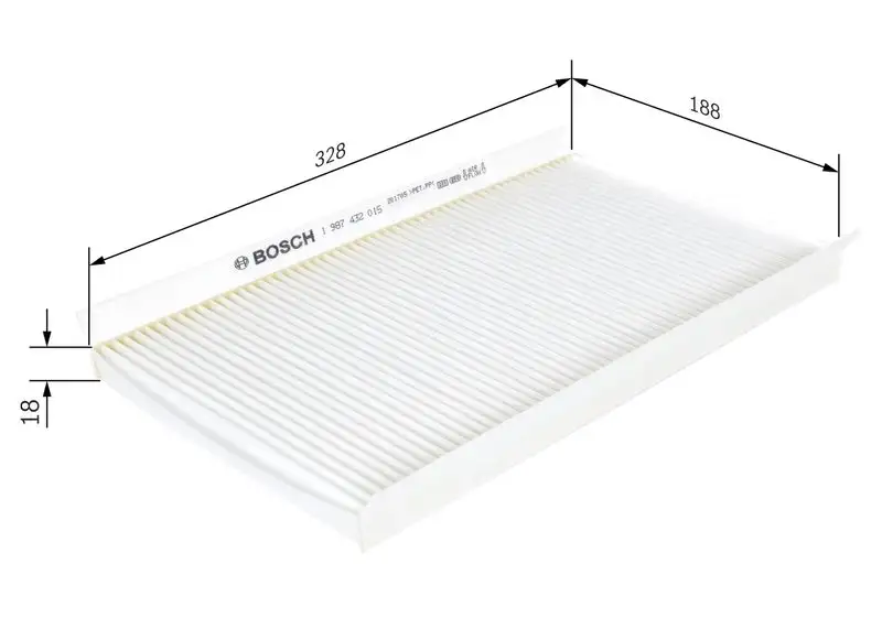 BOSCH 1987432015 Polen Filtresi resmi