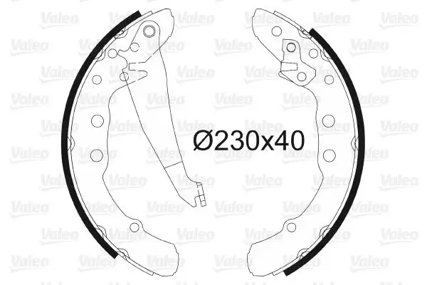 VALEO 562081 Arka Fren Balatası resmi