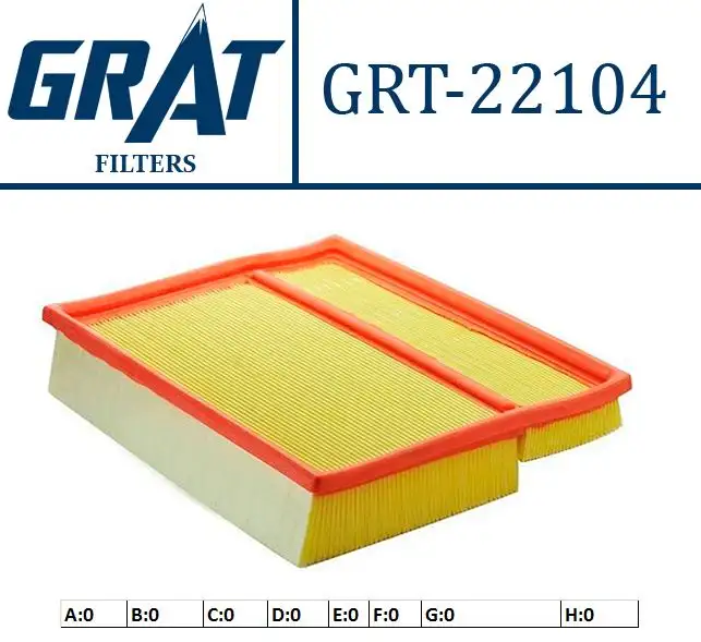 GRAT 22104 Hava Filtresi A6040941304 resmi