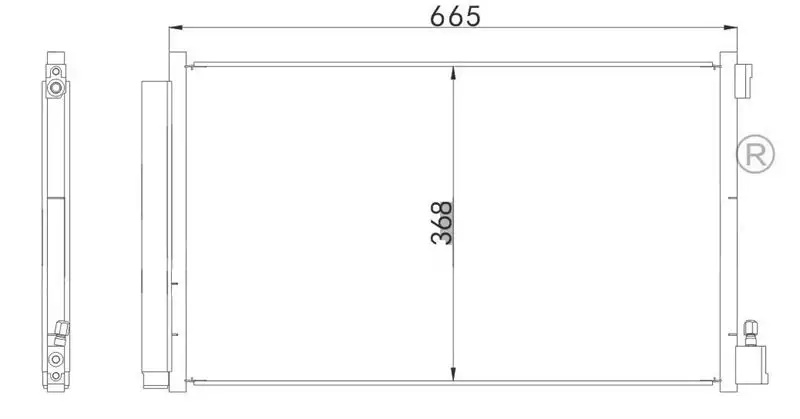 MGA 82360 Klima Radyatörü resmi
