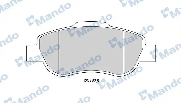 MANDO MBF015951 Ön Fren Balatası 71773151 resmi