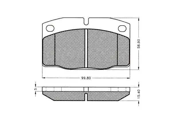 BOSCH 0986569390 Ön Fren Balatası resmi