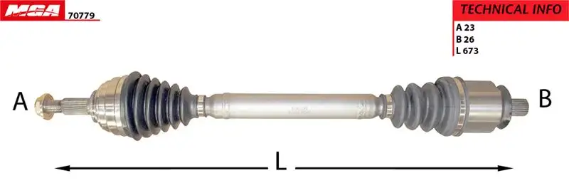 MGA 70779 Ön Aks (Sol) 8200613829 resmi
