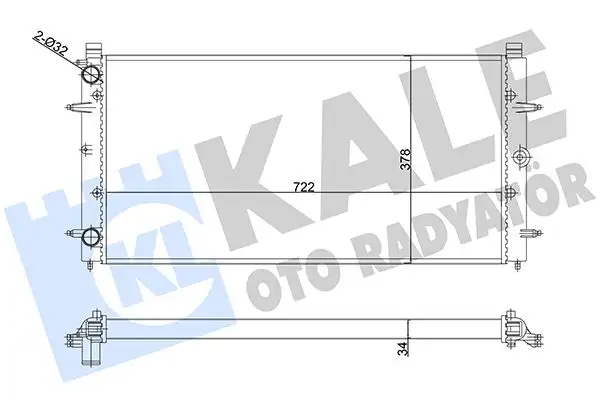 KALE 356880 Radyatör resmi