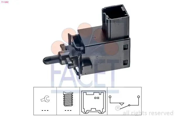 FACET 7.1242 Debriyaj Pedal Müşiri 96628564 resmi