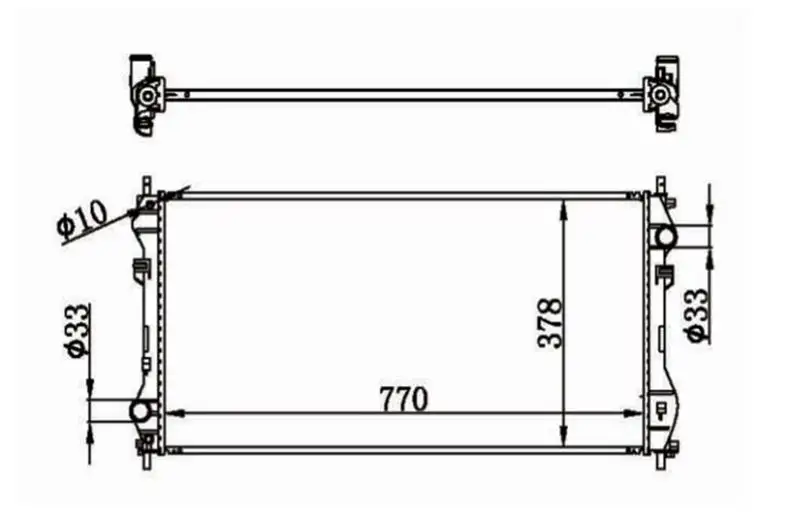 MGA 80554 Radyatör MEYC1H8005DG resmi