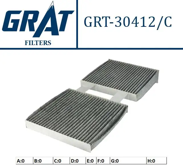 GRAT 30412C Polen Filtresi (Karbonlu) 237157 resmi