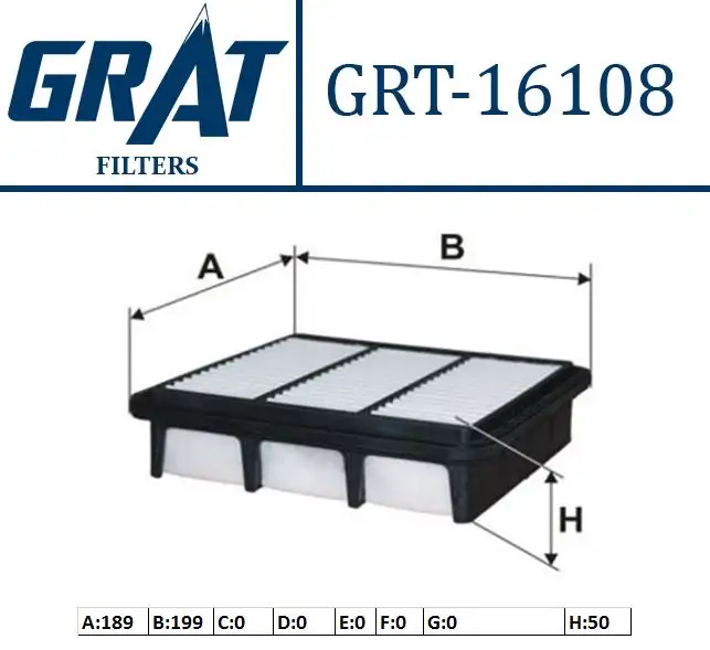 GRAT 16108 Hava Filtresi 281132H000 resmi