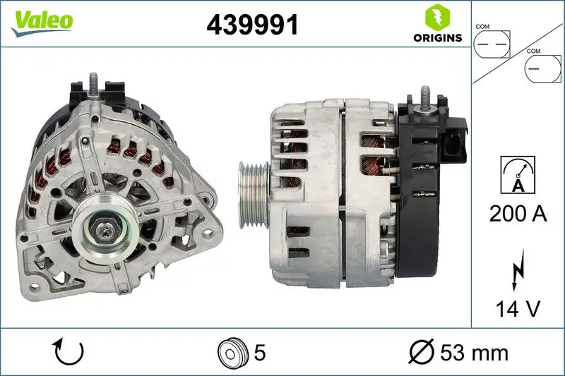 VALEO 439991 Şarj Dinamosu A0009063903 resmi