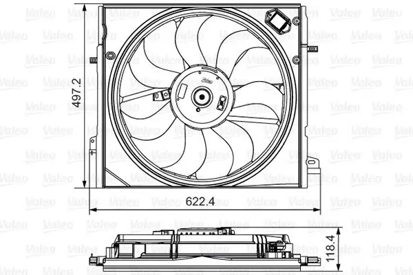 VALEO 698582 Fan Motoru 214814EB0A resmi