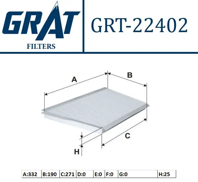GRAT 22402 Polen Filtresi 2038300918 resmi