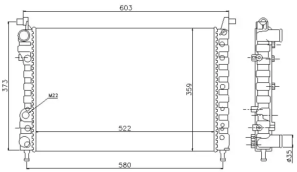 ORIS MFI067023 Radyatör resmi