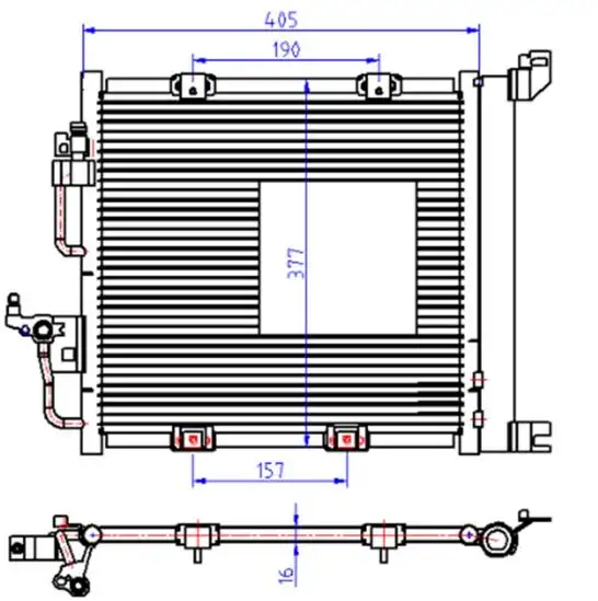ORIS COP099016 Klima Radyatörü 13129195 resmi