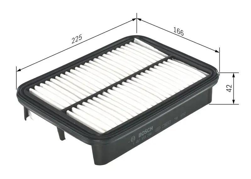 BOSCH 1457433784 Hava Filtresi resmi