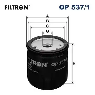 FILTRON OP537/1 Yağ Filtresi resmi