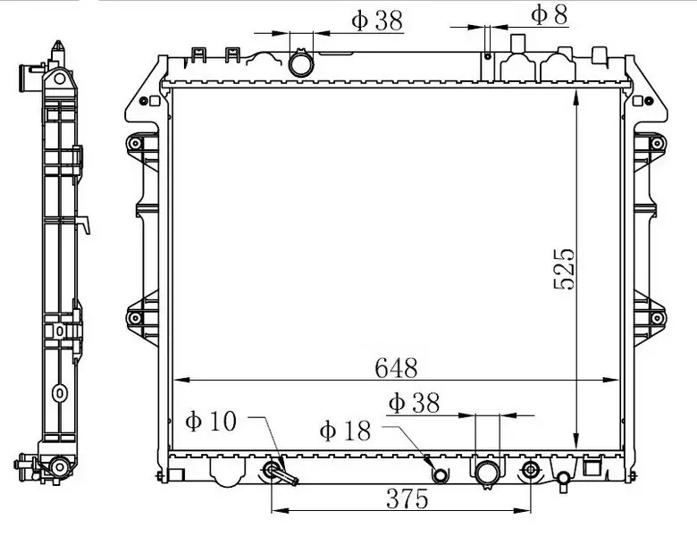 ORIS BTO149026 Radyatör 164000L150 resmi