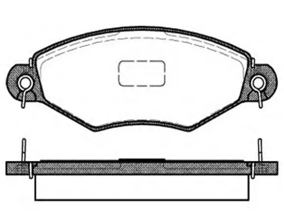 MGA 55159 Ön Fren Balatası 425191 resmi