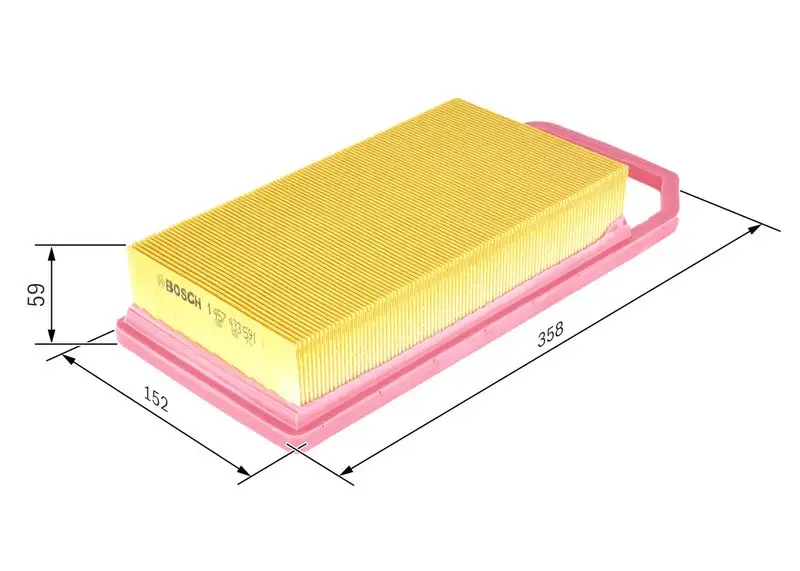 BOSCH 1457433591 Hava Filtresi resmi